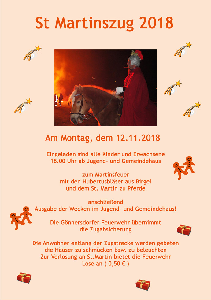 2018 St. Martinszug in Gönnersdorf